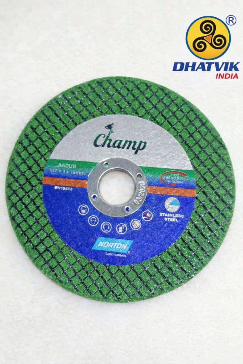 01 4" Norton Champ Cutting Wheel (107 x 1 x 16) A60UB - Image 1