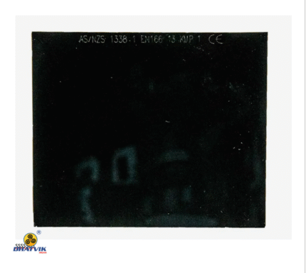 Welding Glass - Black 13 A1 DIN (Size 110 x 85 x 5 mm)