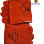 Spartan CAT II Red Hand Gloves – Industrial Heat & Spark Protection