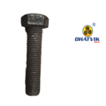 Hex Bolt | M20 × 2.5 × 50 |HT Grade 8.8 | Black (IVS) | Wt.1 p/c ~180 gram
