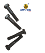 Hex Bolt | M20 x 2.5 x 40 | HT Grade 4.6 | Self | Wt.10 p/c ~1.520 Kg - Image 2