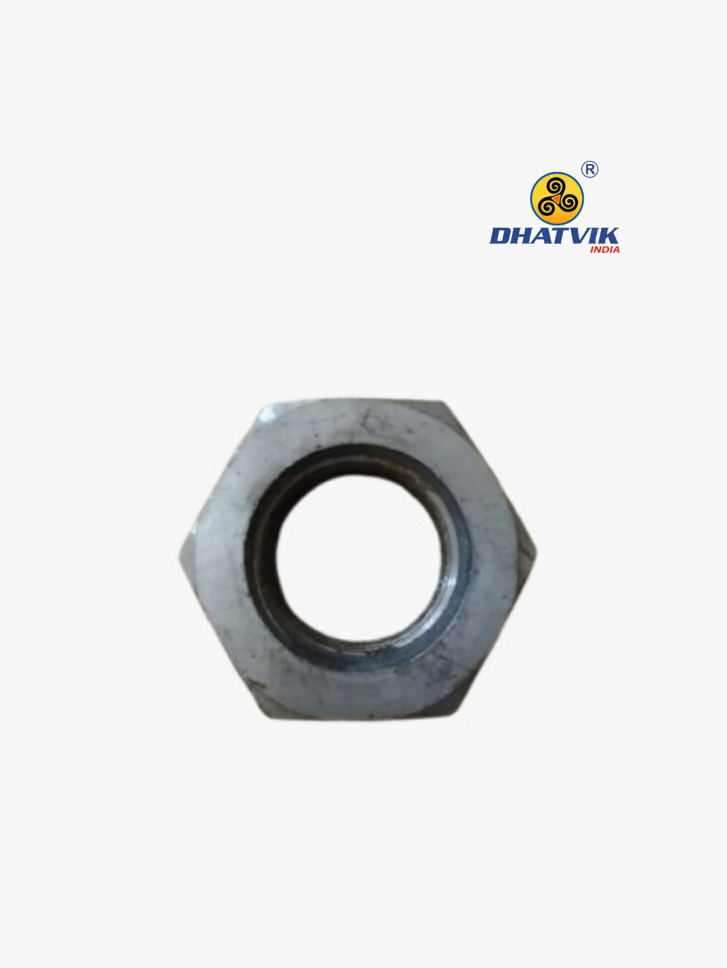 Hex Lock Nut | M20 x 2.5 | MS | Self | Wt.10 p/c 300 gram - Image 1
