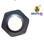 Hex Lock Nut | M24 x 3 | MS | Silver | Wt.11 p/c ~580 gram