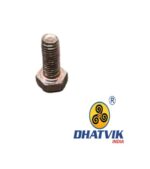 Hex Bolt | M10 x 1.5 x 25 | HT Grade 8.8 | Golden (JVS) | Wt.10 p/c ~240 gram