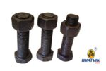 Hex Bolt + Nut | M16 x 2 x 60 | HT Grade 8.8 | Self | Wt.10 p/c ~1.360 Kg - Image 3