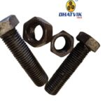 Hex Bolt + Nut | M16 x 2 x 60 | HT Grade 8.8 | Self | Wt.10 p/c ~1.360 Kg
