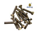 Hex Bolt | M6×1×30 | HT Grade 4.8 | Gold (SMN) | Wt.10 p/c ~60 gram - Image 4