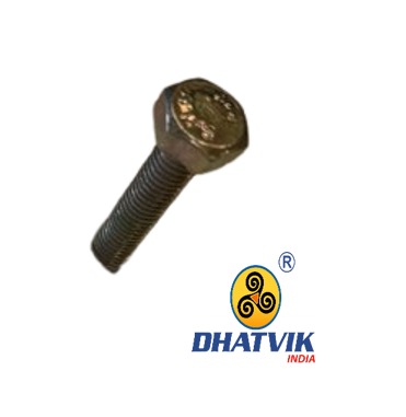 Hex Bolt | M6×1×30 | HT Grade 4.8 | Gold (SMN) | Wt.10 p/c ~60 gram