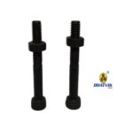 Allen Bolt Half Thread + Nut | M6 x 1 x 48 | HT | Black